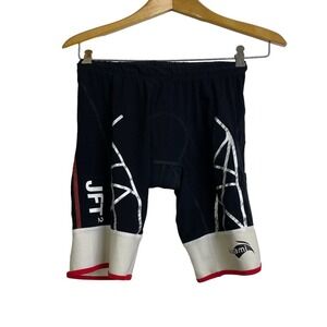 Kiwami Triathalon Shorts Medium Black White Unisex Cycling Running Padded